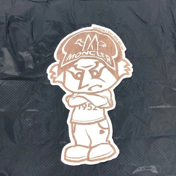 MONCLER logo Shoulder Bag, Tote Bag, Eco Bag Hand Bag Nylon Black - Picture 10 of 14